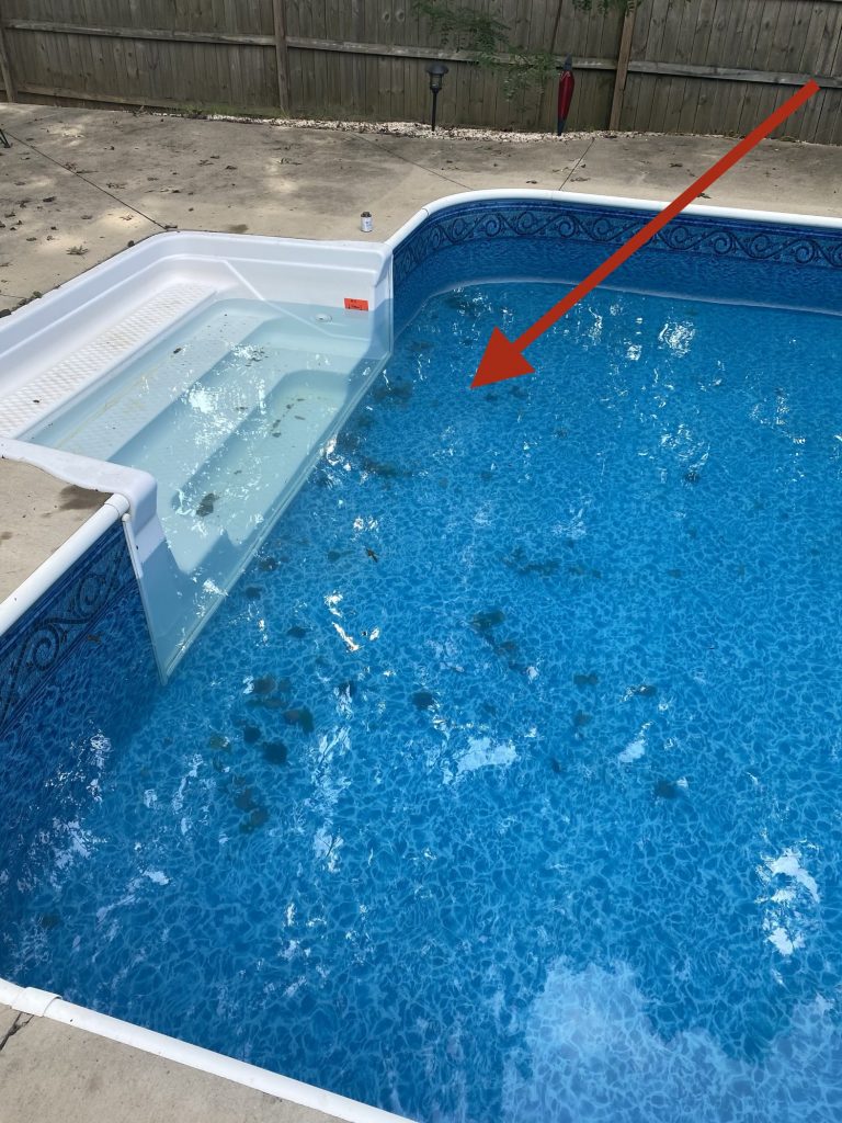 leaking swimming pool detection